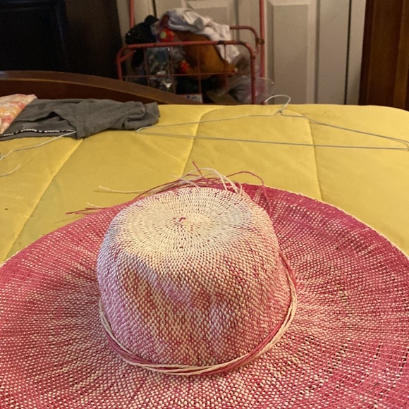 Straw hat red and straw tassel - Picture 6 of 8